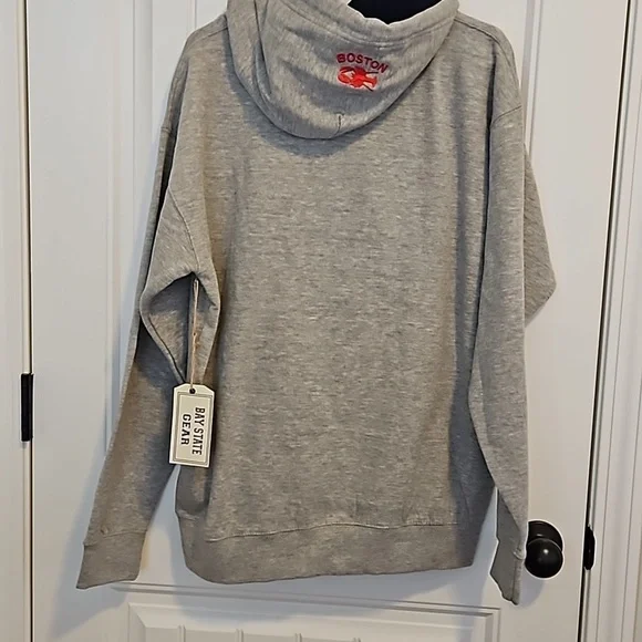 Grey Boston Hoodie Size M - Picture 4 of 5